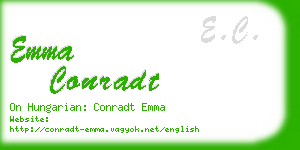 emma conradt business card